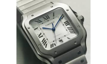 チタニウムを初めて纏った「サントス ドゥ カルティエ ウォッチ」デビュー