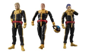 ガンダムのジオン軍「黒い三連星」が各3千円台で可動フィギュア化