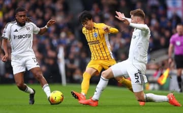 三笘薫は絶好機を活かせず。アシストは幻に…ブライトンは92分に被弾、フルアムに痛恨１－２逆転負け。10戦１勝と苦しい状況