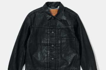 ビオトープ限定リーバイスのデニムジャケット、1点1点異なるブラックの