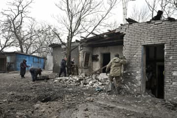 3月和平合意を協議と報道　米ウクライナ、実現は困難