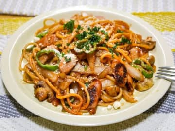 【かめきちパパさんレシピ】ChatGPTに「ナポリタン」の作り方を聞いたら…妻が「★5」をつけた神レシピが爆誕した話