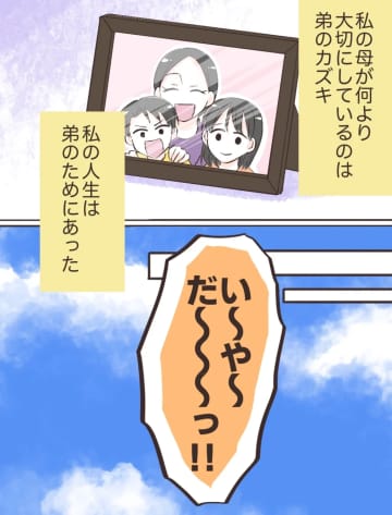フラッシュバック。小学生の時から私のものを弟に差し出すように言う母が大切なのは弟だけ【弟優先実母４】