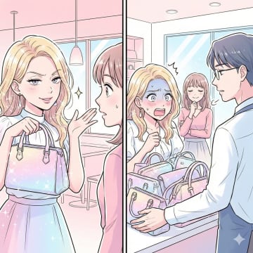 「これ？男に買わせてるの」とブランドバッグを自慢する友人。だが、買取専門店に売りに行くと…【短編小説】
