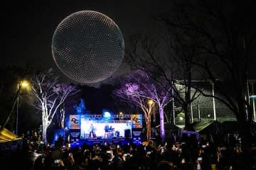 東京 渋谷区 デジタルガレージが真冬の夜空にドローン3000機で描くアートに感動☆ ディグシブヤ DIG SHIBUYA 2026 / Digital Garage DRONE SHOW “Earthshot”♪ 来年も大期待しちゃお◎