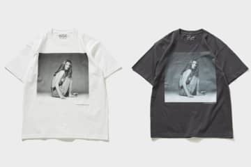 ビオトープから「ケイト・モス」の90年代モノクロフォトTシャツ