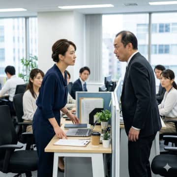 「なんでこの人が上司なんだろう」締め切りギリギリで理不尽な指示を出す上司。我慢できずに反論すると、オフィスが凍りついた
