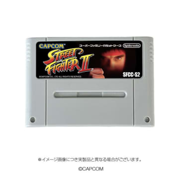 タブーとされている“端子”部分を触り放題！『スト2』スーファミカセットケースが予約販売、ゲームシーンのように飾れる「リュウvs.ケン」などアクスタも付属