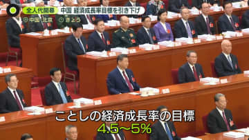 中国全人代開幕　経済成長率目標を引き下げ　国防費は7％増、軍備増強が鮮明に