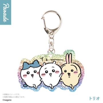 梅干しを前に渋い顔の「ちいかわ」たち！たっぷりラメでキラキラ輝くアクキー全7種がむちゃかわ