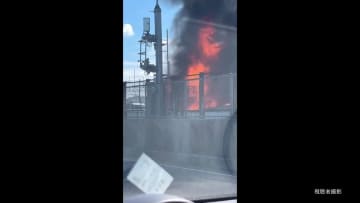 【速報】東関東道でトラックが炎上…けが人なし　湾岸市川IC付近で　千葉・市川市