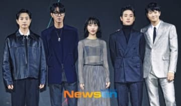 【PHOTO】カン・ドンウォン＆パク・ジョンミンら、Netflix映画「戦と乱」制作報告会に出席