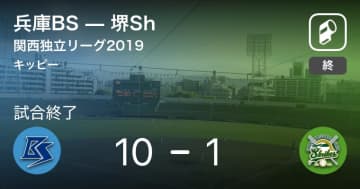【関西独立リーグ公式戦】兵庫BSが堺Shに大きく点差をつけて勝利