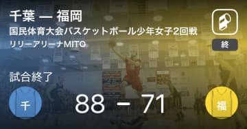 【国民体育大会バスケットボール少年女子2回戦】千葉が福岡に勝利