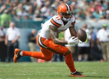 Terrelle Pryor #11 of the Cleveland Browns