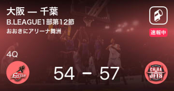 【速報中】3Q終了し千葉が大阪に3点リード