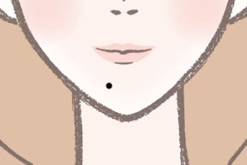 あごにほくろがある人は大器晩成型な理由