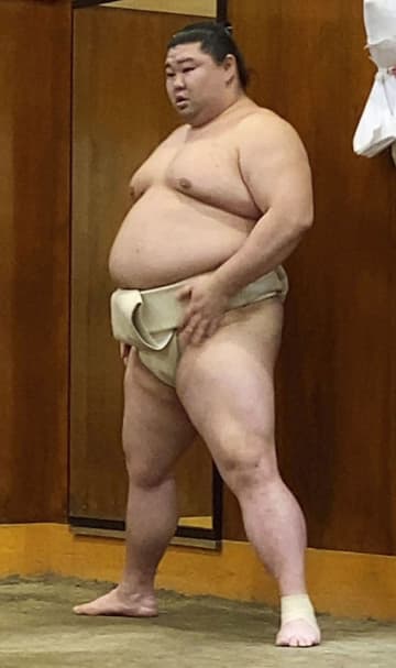 初場所に向けて稽古する正代=東京都墨田区の時津風部屋(日本相撲協会提供)