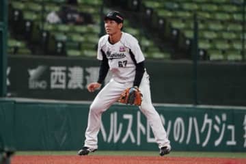ロッテ、茶谷健太「右足ハムストリング肉離れ」で離脱　別メニュー調整に