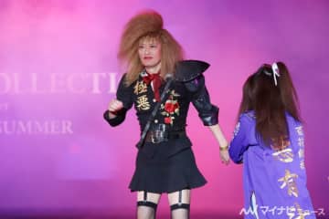 遠藤憲一、膝上ミニスカのOL姿でTGC登場! EXIT「X JAPANにも見える(笑)」