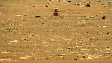 ニュース画像：NASA火星ヘリコプター2回目の飛行に成功、2mの水平飛行も実施