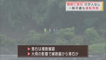 ニュース画像：「線路に５０センチの落石　一部区間バスで代行運転に　静岡県の大井川鉄道」