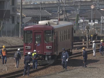 ニュース画像：「線路の異常を把握も列車停止させず…長良川鉄道の車両脱線事故 運転指令員だった30代男性を書類送検」