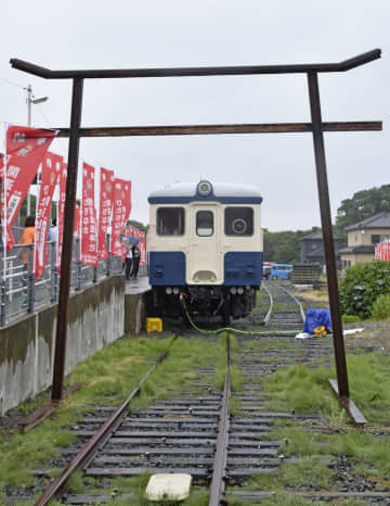 ニュース画像：「引退車両をご神体に鉄道神社建立　茨城、交通安全御利益PR」