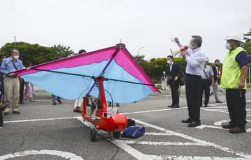 ドローンで東京湾50キロ横断　横浜・千葉間、荷物運ぶ実証実験