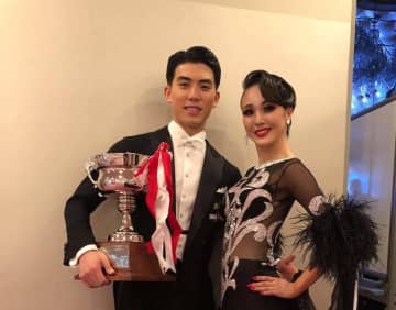 競技ダンスアマチュア部門で、我孫子市の八谷・皆川組が復活の日本一！