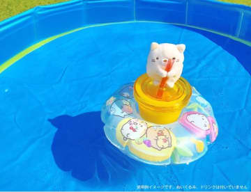 【雑誌付録】すみっコぐらし祭り！うきわコースターにペン、うちわ...夏っぽ可愛い。