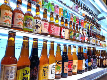 サイダー、ビール200種　きょうからご当地グルメフェア　東金・道の駅