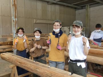 ママ4人が家づくり挑戦！　杉の伐採から内装まで　ワーケーションなどで貸し出しへ　【地方発ワイド】　千葉・長柄