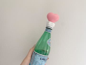 ダイソーで見つけた「ハートキャップ」が超優秀！シュワシュワ守る救世主だよ。