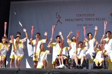 「千葉県の火」つなぎ東京へ　無観客でパラ聖火フェス　【2020東京パラ】