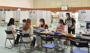 ＜ ワクチン集団接種＞千葉県内最速ペースの大多喜町、1回目きょうほぼ完了　2回目は9月21日完了見込み