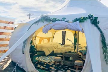 1日3組限定のグランピング施設「LOTUS　NIGHT」オープン　館山