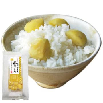 「栗ごはんの素」今年も発売　砂糖使わず、風味や甘味　成田・市原の新栗も使用　石井食品