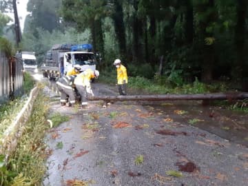 【速報】千葉県内1万4千軒が停電　台風接近、強風影響か