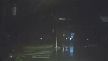 台風16号北上中 強風に注意　千葉・茨城で停電続く