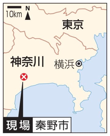 小型ヘリが墜落、男性死亡　操縦士か、神奈川・秦野
