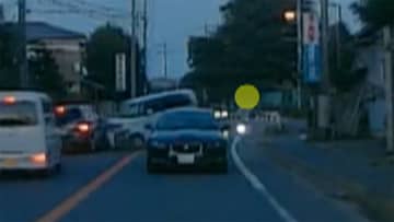 車2台 激しく衝突 自転車も...　見通しの良い直線道路でなぜ　ドラレコに事故の瞬間