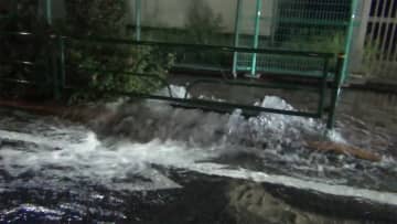 一部地域で水道橋破損や冠水も…断水被害なし エレベーター閉じ込めも解消
