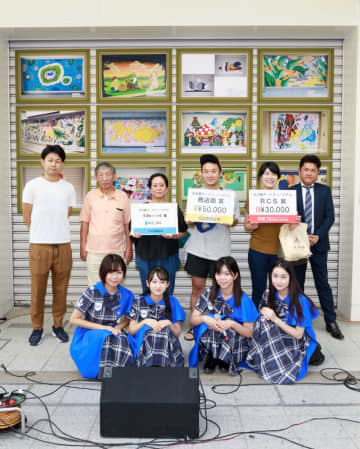 KOBerrieS♪が地元・神戸の「シャッターアート」イベントに出演
