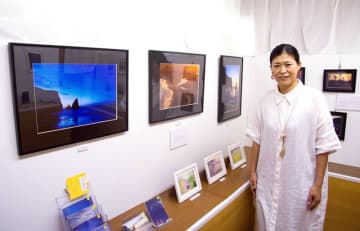 御宿の星空、海の“輝き”撮影　小川さん初写真展　神秘的な作品20点