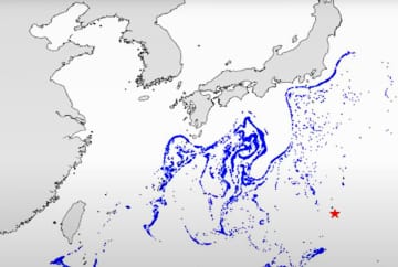 軽石、11月末に関東到達か　海洋機構、スパコンで予測