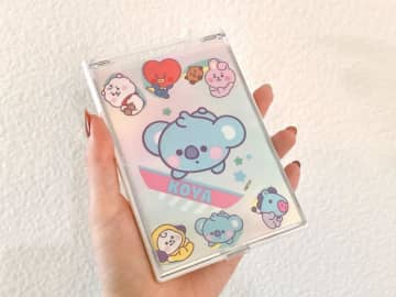 【BTS】ファミマ限定「BT21タルト」のフィルム活用法！100均でできる超簡単リメイク3つ