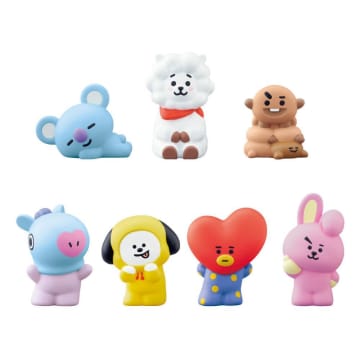 もちっと可愛い「BT21」のフィギュア！お菓子売り場で出会えたら即ゲットね。