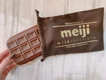 【付録レビュー】明治ミルクチョコそっくり！凸凹ケースが可愛いすぎます。