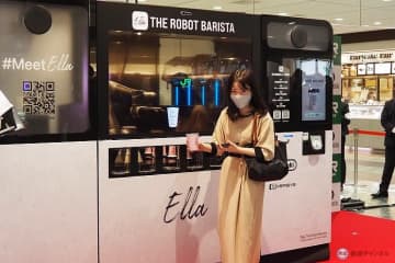 ニュース画像：「JR東京駅に「ロボバリスタ」登場　本格派・高品質のコーヒーを早朝から待ち時間なしで」